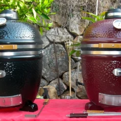 Kamado Monolith Junior Pro Series 2.0 Burdeos -Ofertas Sabores BBQ Tienda Kamado Monolith Junior Pro Series 2 0 Burdeos 4