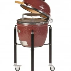 Kamado Monolith Junior Pro Series 2.0 Burdeos Con Pies -Ofertas Sabores BBQ Tienda Kamado Monolith Junior Rojo con Pies 5