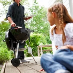 Weber Compact Kettle 57 Cm Negra -Ofertas Sabores BBQ Tienda barbacoa weber compact kettle 57 1