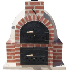 Hornilla Cuadrada Rústica Blanca 65 Cm.